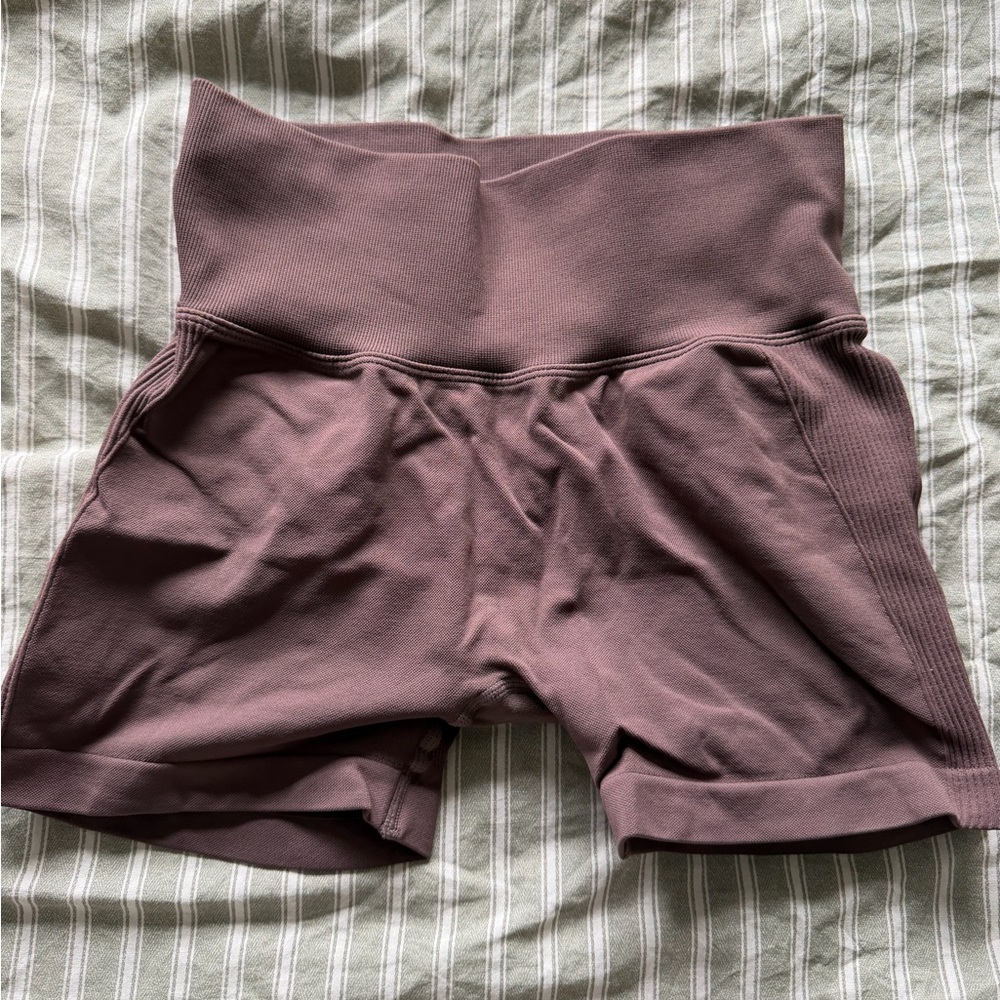 Amazon Women's Athletic Shorts in Mauve